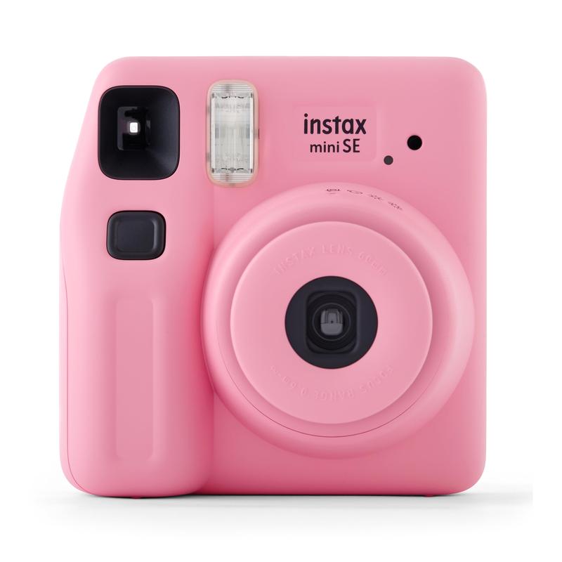 instax Mini SE Instant Camera with Bonus 10 pack Mini Film, Pink