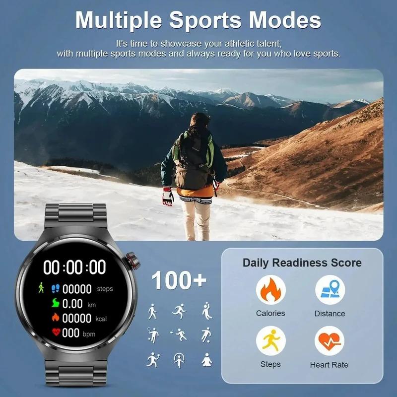 New For Huawei Watch4 PRO Smart Watch Men Watch 4 Pro AMOLED HD Screen Bluetooth Call NFC GPS Heart rate waterproof SmartWatch