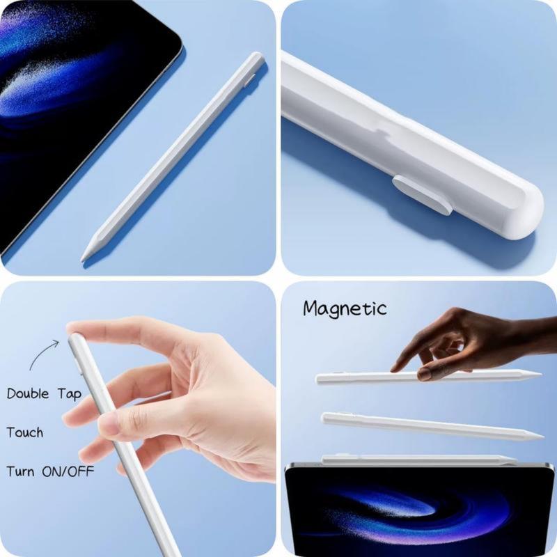 Apple Pencil for iPad9th&10th Generation-iPad Pencil 2ndGeneration, Fast Charge Active Pencil Compatiblewith 2018-2024 Apple iPad pro11&12.9 inch,iPad Air 3 4 5,ipad Mini 5 6 Gen-white stylus pencil