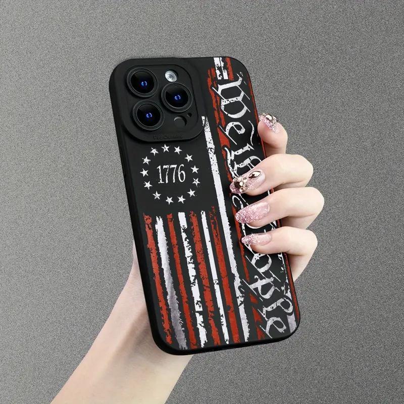 Colorful Striped Painted Phone Case, 1 Count Anti-drop Cellphone Protective Case, Shockproof Mobile Phone Cover for iPhone 15 Pro Max Case iPhone 11 Cases iPhone 14 Pro Max Case iPhone 15 Cases