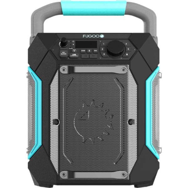 Fugoo Traveler Portable Bluetooth Speaker - 100W, 7-Inch Sub, 48 Hour Playtime, 270 Degree Audio, IPX4 Water Resistant