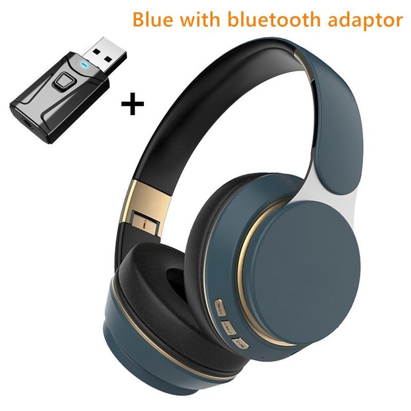 SoundSync Wireless TV Headphones: Bluetooth 5.0. Compatible with Samsung, Xiaomi TVs & PCs. Foldable Stereo Headset. Features Mic, Helmet Earbuds, USB Adaptor, Ideal for Music & Multimedia Audio Earphones Electronic Folding