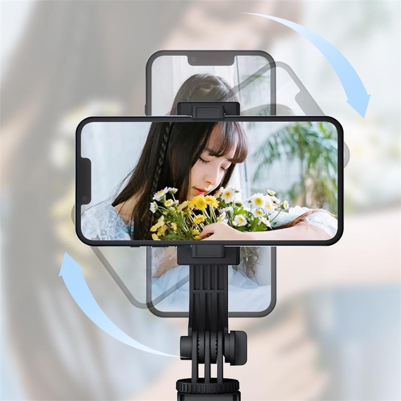 New 67'' Phone Tripod with Fill Light & Remote, Selfie Stick Tripod, Extendable Stand for iPhone 16 15 14 13 12 & Android, Stable, Portable Travel Accessory (Compatible with all iPhone & Android）