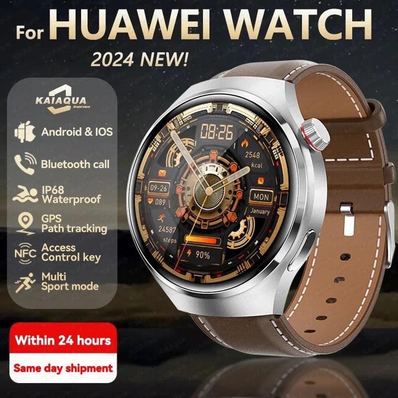 New For Huawei Watch4 PRO Smart Watch Men Watch 4 Pro AMOLED HD Screen Bluetooth Call NFC GPS Heart rate waterproof SmartWatch