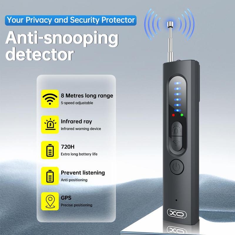 Hidden Camera Detector for Office Hotel and Home Safety， With Built-In RF And GPS Tracking Detection