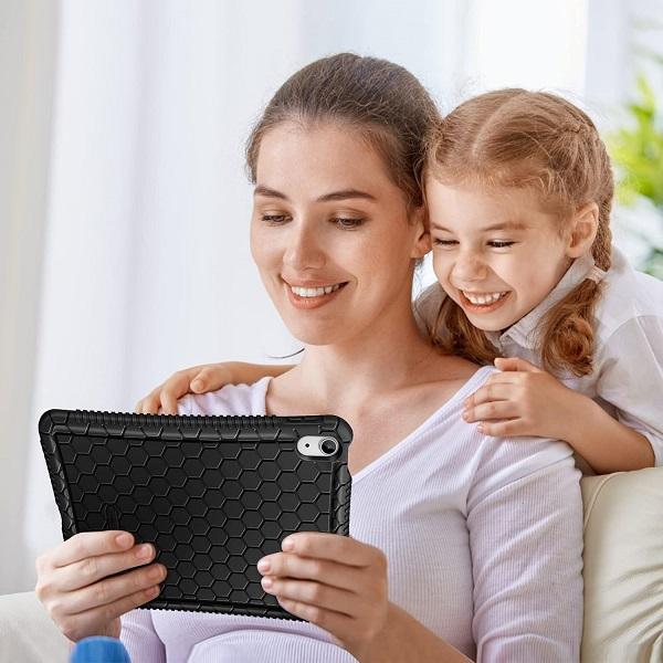 Fintie Silicone Case for iPad 10th Gen 10.9-inch, Kid-Friendly Shockproof iPad10th Cover LightWeight & Anti-Slip, iPad Tablet Computer Accessories