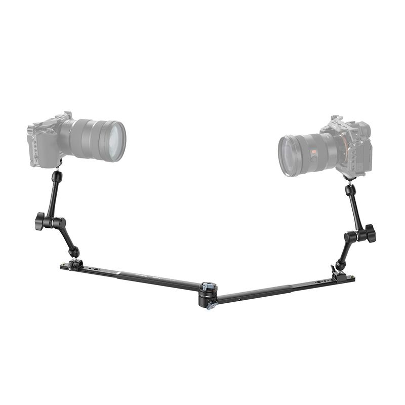 SmallRig x Mikevisuals Tracking POV Kit, Camera Shooting Bracket NATO Extendable Arm by 360° Extension Range 27.6-19.5in, for Couples' Photography Tripod Mode, Max.Lord 3kg (one end) - MD4362