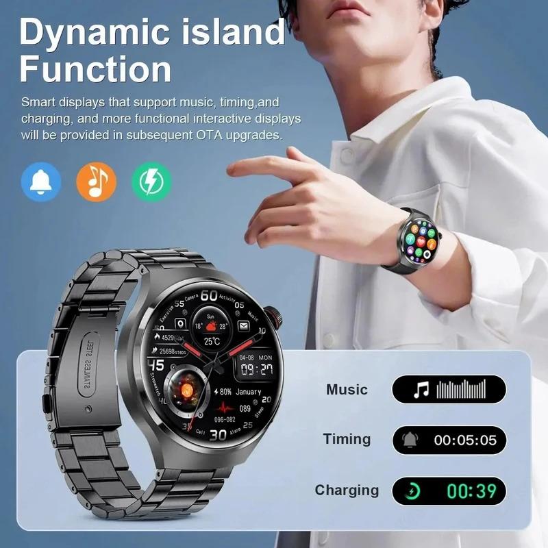 New For Huawei Watch4 PRO Smart Watch Men Watch 4 Pro AMOLED HD Screen Bluetooth Call NFC GPS Heart rate waterproof SmartWatch