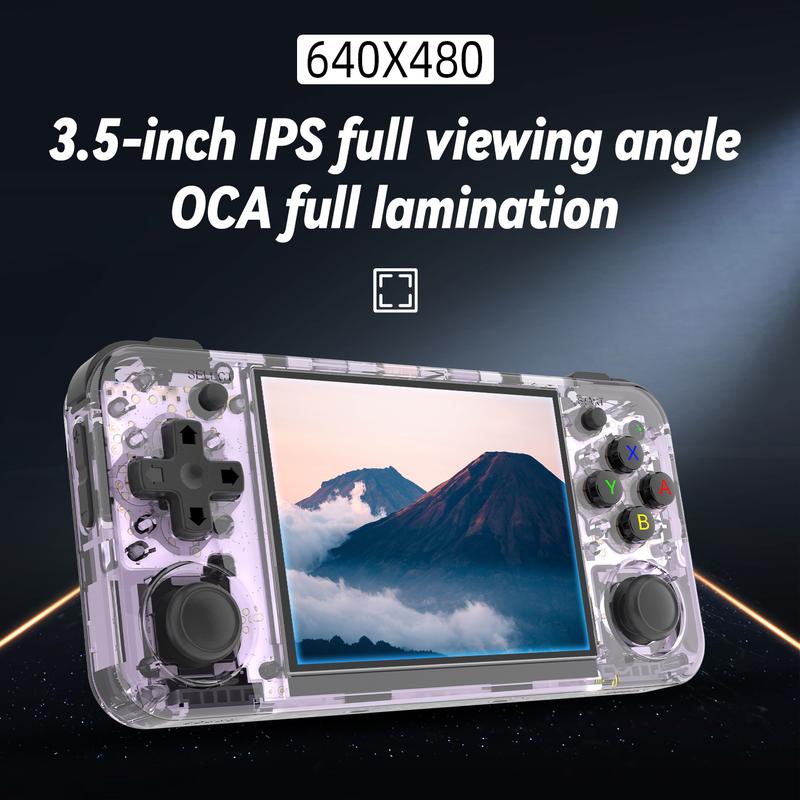 ANBERNIC RG35XX H Retro Handheld Game Console Linux System Hand-held Consoles For Playing Video Games 3.5-inch IPS 640*480 Screen Retro Game Player 3300 mAh 5000+ Games 5G WiFi Bluetooth 4.2 Holiday Gifts