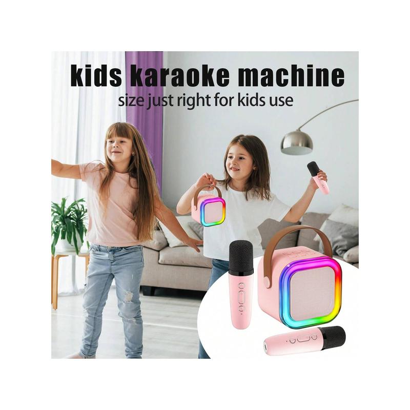 Karaoke Machine For Kids Adults, Mini Karaoke Machine With Wireless Microphone, Portable Speaker With Voice Changing Effects & LED Lights, Best Gifts Toys For Girls And Boy Skids Gifts,Cash Register Toy,Girls Gifts Audio Smartphone Rechargeable