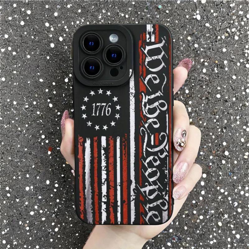 Colorful Striped Painted Phone Case, 1 Count Anti-drop Cellphone Protective Case, Shockproof Mobile Phone Cover for iPhone 15 Pro Max Case iPhone 11 Cases iPhone 14 Pro Max Case iPhone 15 Cases