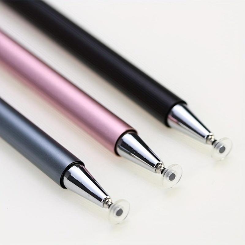 Universal Touch Pen Stylus Pen, Soft Fiber Tip & Disc Nib Touch Screen Pen, Compatible with All Touch Screens, Tablets, Phones, Android, Microsoft Surface, Tablet Accessories