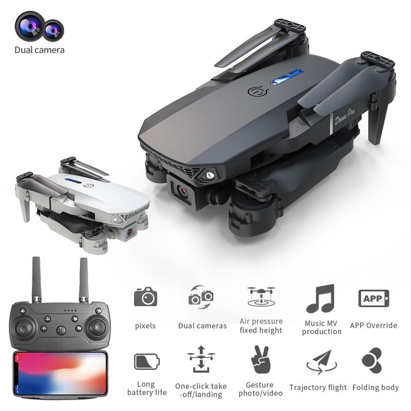 2024 Drone With 1080P Camera for AdultsBeginners Kids, Foldable RC Quadcopter, ToysDrone,1080P FPV Video, 2 Batteries, CarryingCase, One Key Start, Headless Mode, Waypointsfly, 3600 Flips Accessories Folding