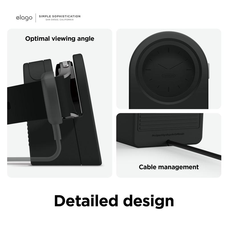 GW3 Stand for Galaxy Watch 6 and 5 Series - Durable Silicone Charger Accessory [2 Colors]