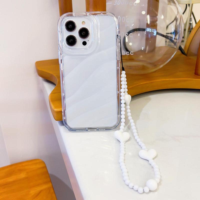 Beaded Phone Chain, Creative Design Mobile Phone Lanyard Charm, Decorative Hanging Strap for Phone