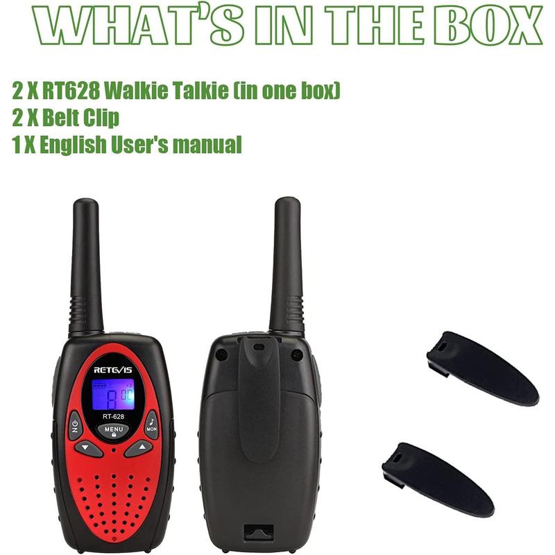 Walkie Talkies for Kids, Long Range 2 Way Radio 22CH VOX,Birthday Gift,Family Walkie Talkie for Camping Hiking Indoor Outdoor, Toys Gifts for Boys Girls