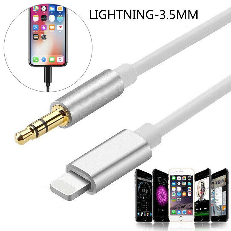 Adapter to 3.5mm AUX Audio Jack Car Adapter Cable Cord For iPhone 12 13 14 X XS XR US Accessories Male