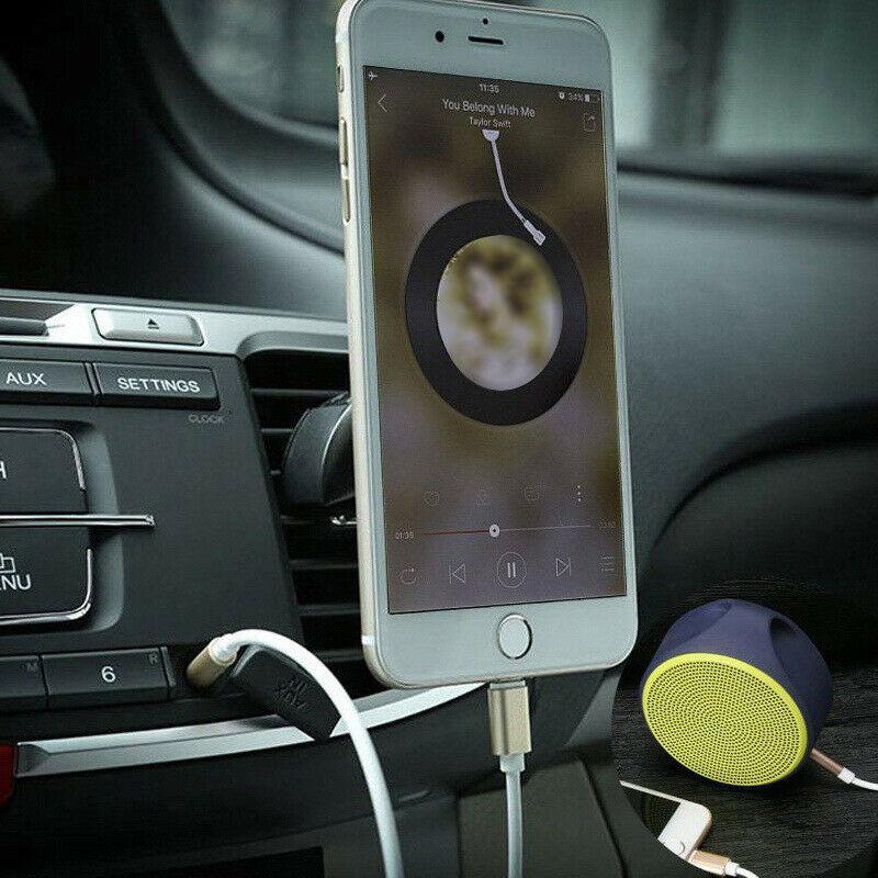 Adapter to 3.5mm AUX Audio Jack Car Adapter Cable Cord For iPhone 12 13 14 X XS XR US Accessories Male