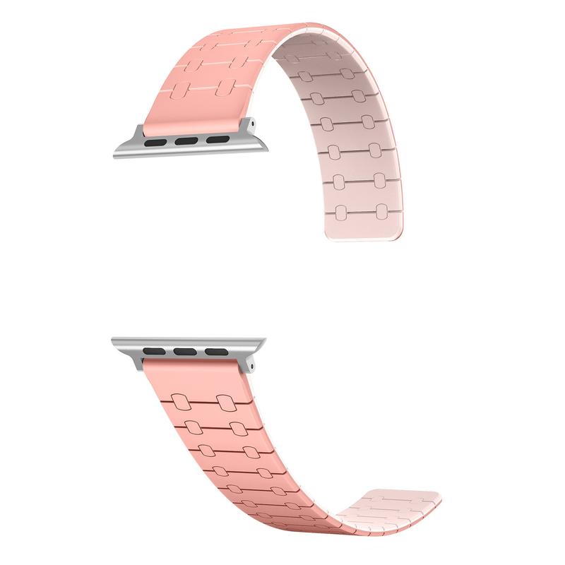 Adjustable Magnetic Silicone Loop Strap Compatible with Apple Watch Band 49mm 46mm45mm 44mm 42mm 41mm 40mm 38mm, Silicone Magnetic Adjustable Loop Strap for  Ultra 2 Ultra Series 10 9 8 7 SE 6 5 4 3 2 1 (49 45 44 42mm, 38 40 41mm), Accessories Wearable