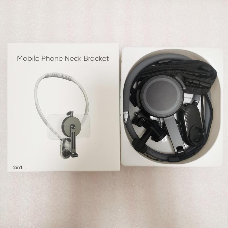 Magnetic Neck Phone Holder, Multifunctional Selfie Bracket, Selfie Accessories for Mobile Phone, Camera, Sports Camera