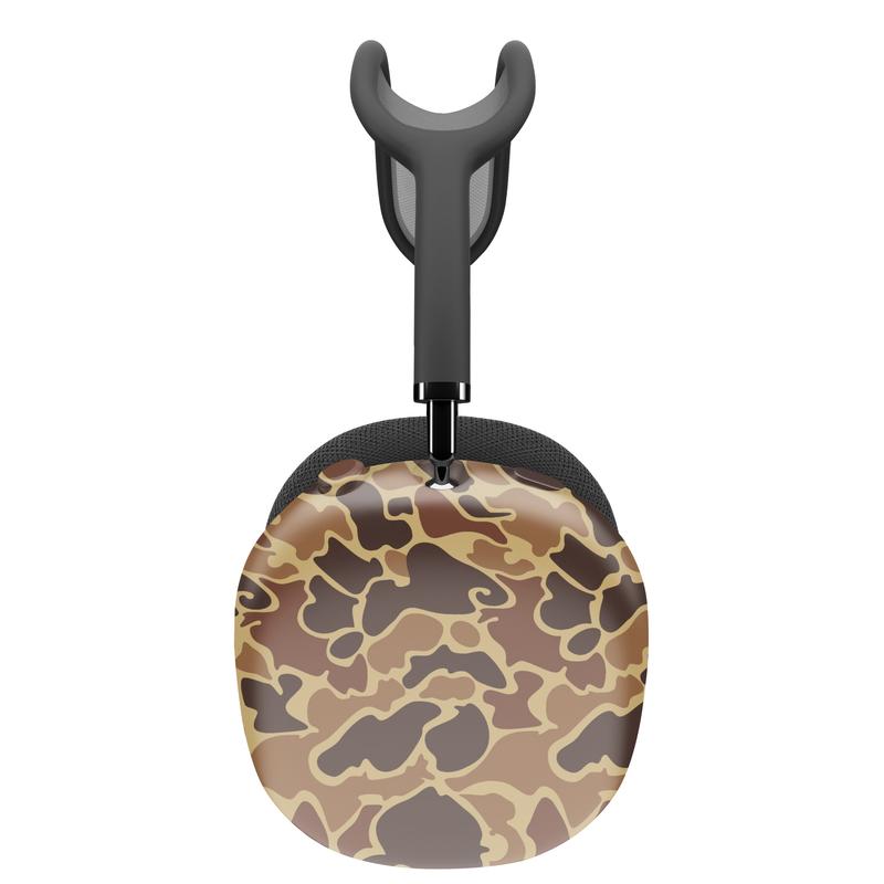 Vintage Camo AirPod Max Covers in Real Hunter Camouflage - Full-Cover Sublimation Print on Polycarbonate Material