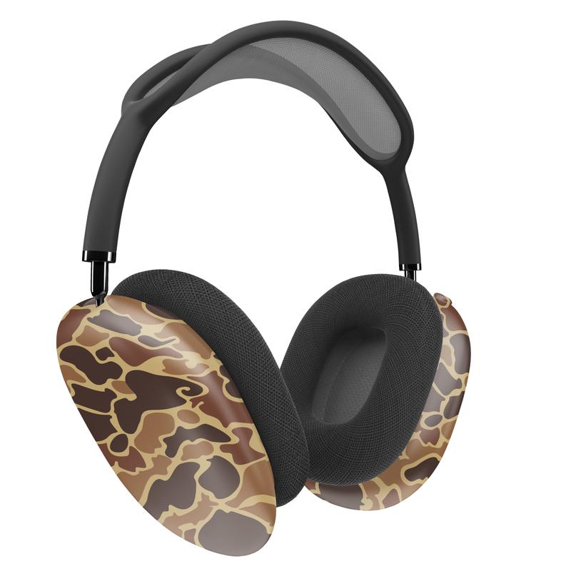 Vintage Camo AirPod Max Covers in Real Hunter Camouflage - Full-Cover Sublimation Print on Polycarbonate Material