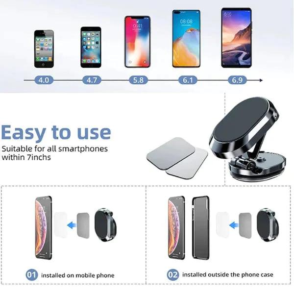 360 degree rotating and  intelligent universal foldable mobile phone holder