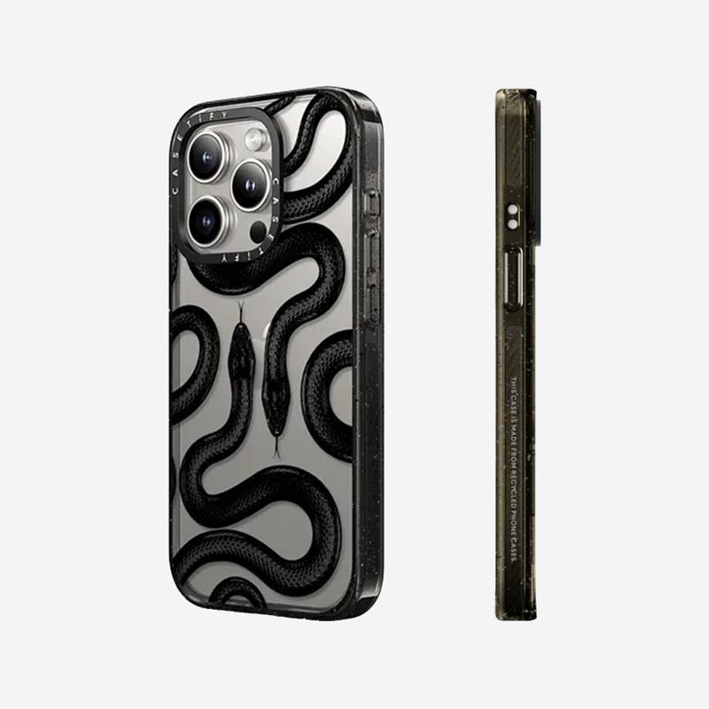 CASETiFY Impact Case for iPhone 15 14 13 12 Series [4X Military Grade Drop Tested   8.2ft Drop Protection] - Black Cover Protective 14  pro