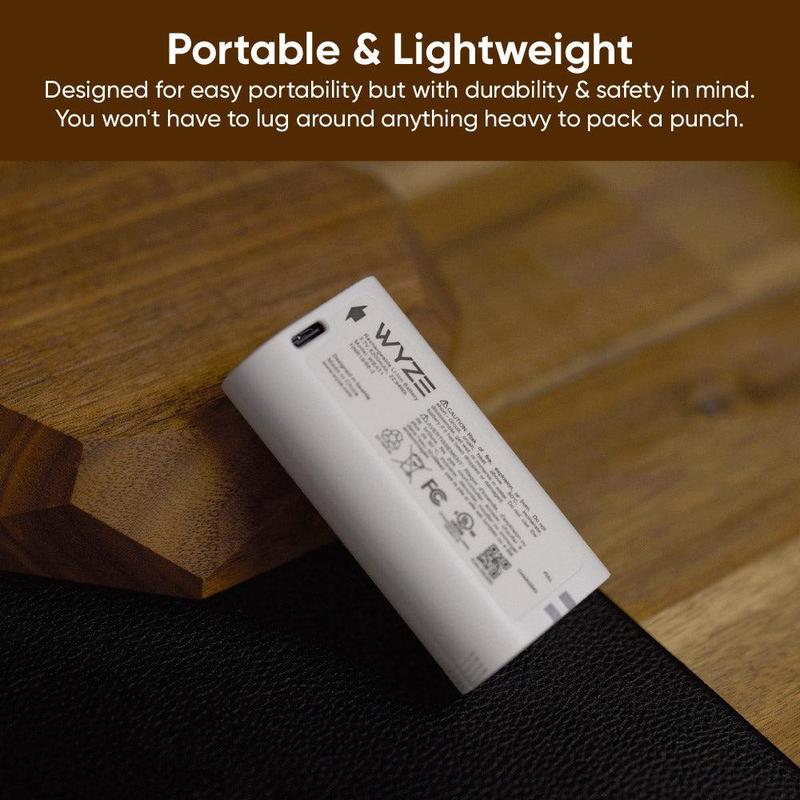 Wyze Removable Battery Pack (for Wyze Battery Cam Pro)   Rechargeable White Lithium Ion Battery