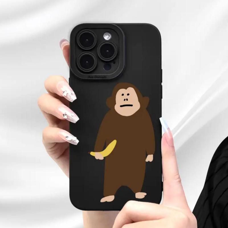 Cartoon Monkey Pattern Phone Cases, Cell Phone Case for Apple Smartphone, Full Body Shockproof Phone Protective Cover, Phone Accessories Compatible with iPhone 15 Pro Max Case iPhone 11 Cases iPhone 14 Pro Max Case iPhone 15 Cases