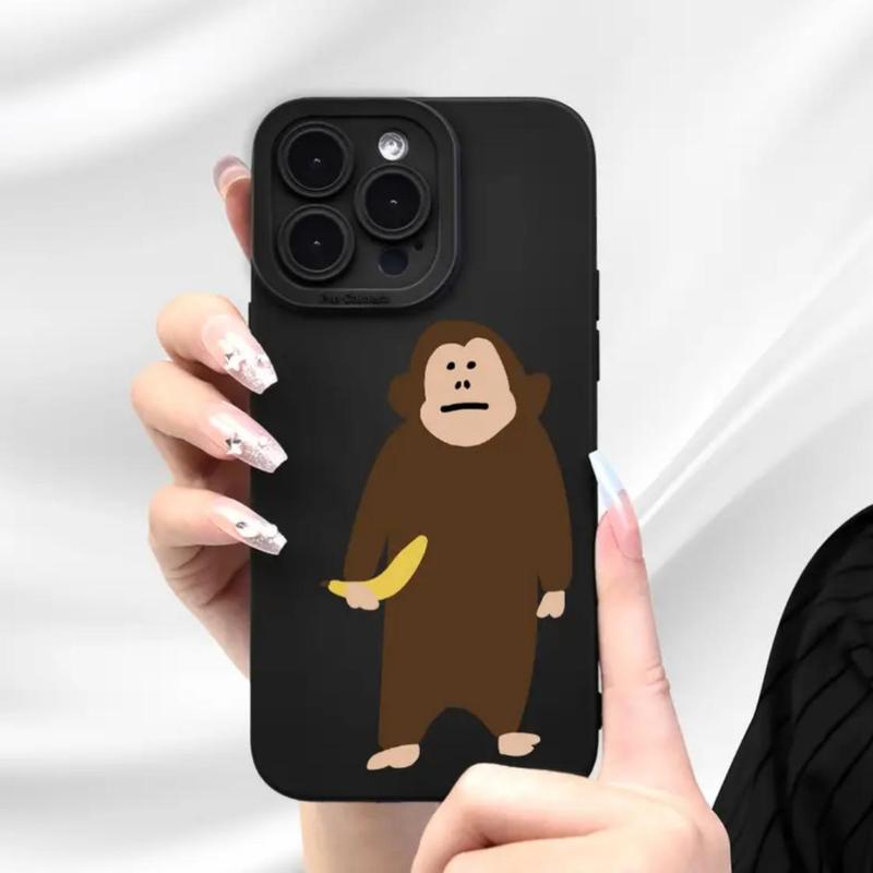 Cartoon Monkey Pattern Phone Cases, Cell Phone Case for Apple Smartphone, Full Body Shockproof Phone Protective Cover, Phone Accessories Compatible with iPhone 15 Pro Max Case iPhone 11 Cases iPhone 14 Pro Max Case iPhone 15 Cases