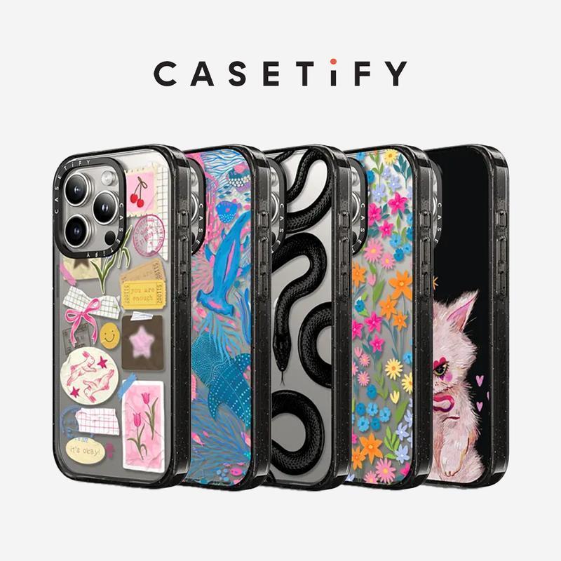 CASETiFY Impact Case for iPhone 15 14 13 12 Series [4X Military Grade Drop Tested   8.2ft Drop Protection] - Black Cover Protective 14  pro