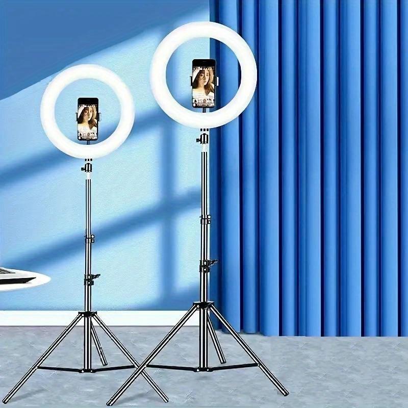 Usb-powered Ring light with tripod - 12 