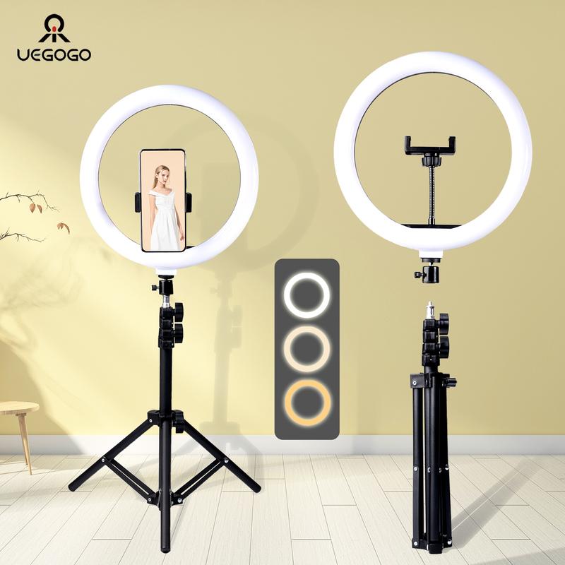 Usb-powered Ring light with tripod - 12 