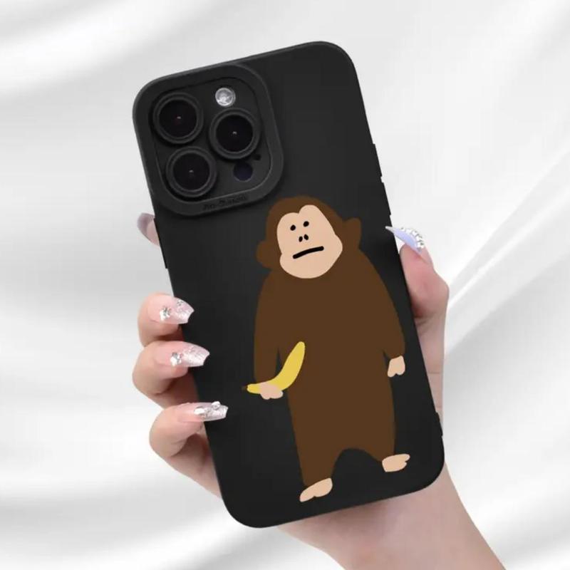 Cartoon Monkey Pattern Phone Cases, Cell Phone Case for Apple Smartphone, Full Body Shockproof Phone Protective Cover, Phone Accessories Compatible with iPhone 15 Pro Max Case iPhone 11 Cases iPhone 14 Pro Max Case iPhone 15 Cases