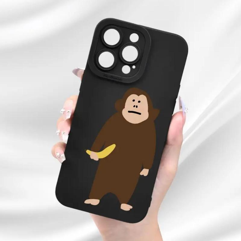 Cartoon Monkey Pattern Phone Cases, Cell Phone Case for Apple Smartphone, Full Body Shockproof Phone Protective Cover, Phone Accessories Compatible with iPhone 15 Pro Max Case iPhone 11 Cases iPhone 14 Pro Max Case iPhone 15 Cases