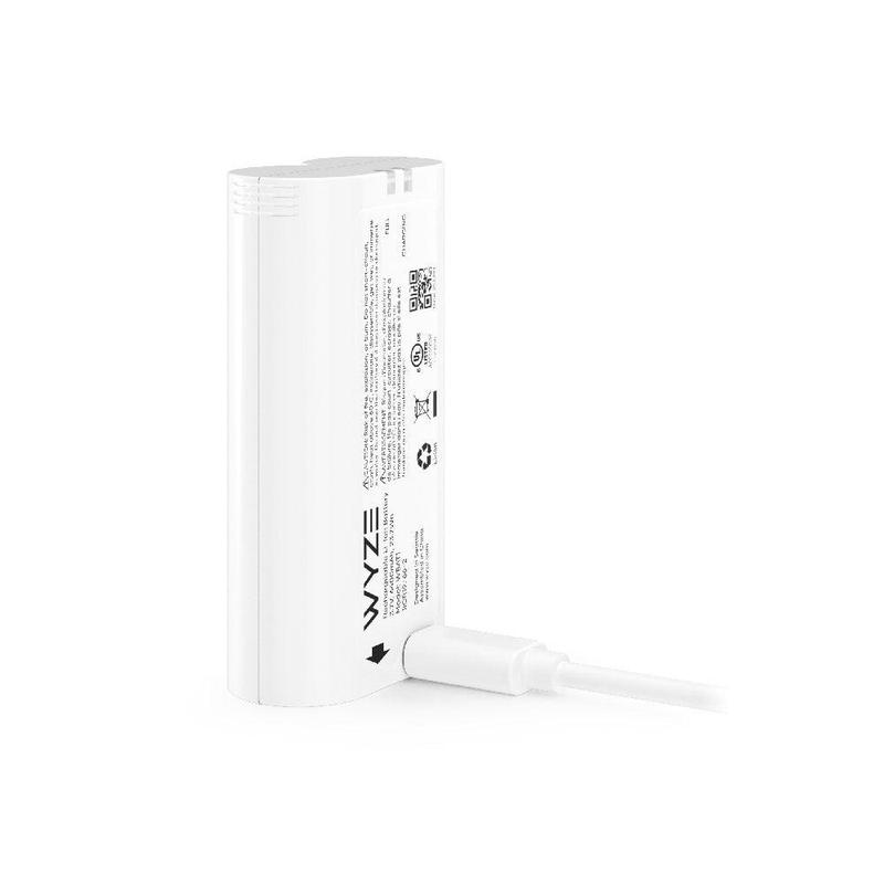 Wyze Removable Battery Pack (for Wyze Battery Cam Pro)   Rechargeable White Lithium Ion Battery