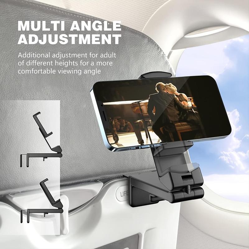 Universal Foldable Phone Holder, Multi Angle Adjustment Handsfree Phone Holder for Desk Tray, Phone Accessories for Home & Office