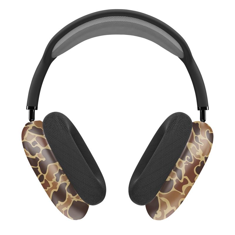 Vintage Camo AirPod Max Covers in Real Hunter Camouflage - Full-Cover Sublimation Print on Polycarbonate Material