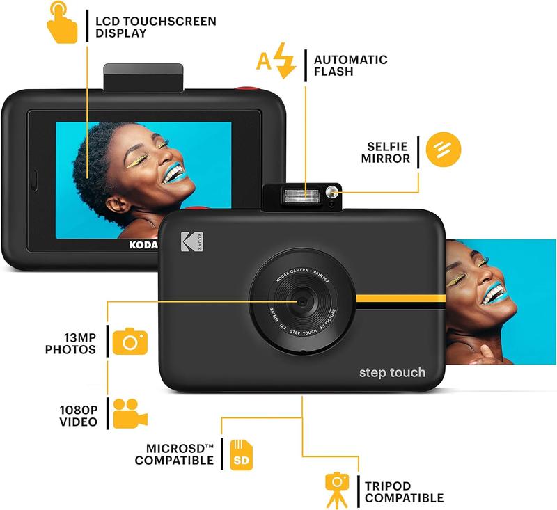 Kodak Step Touch 13MP Digital Camera & Instant Printer 2x3