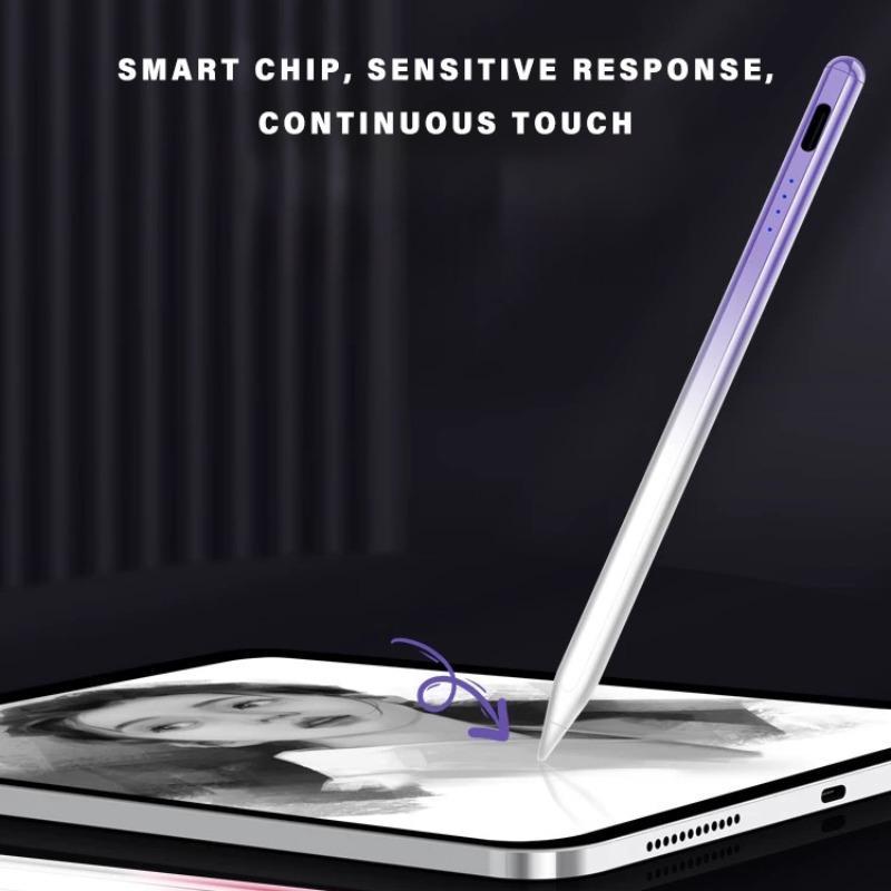 Precision Stylus Pen, Rechargeable Stylus Pen with Palm Rejection, Tilt Recognition Stylus Pen Compatible with iPad 6-10, iPad Pro, iPad Air 3 4 5, Tablet Accessories