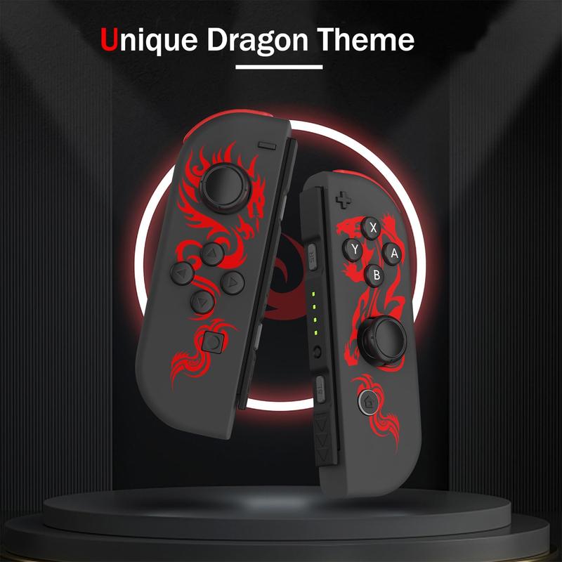 Dragon design for Nintendo Switch Controller, Dragon Controllers for Switch Lite OLED, Replacement Controllers Halloween gift