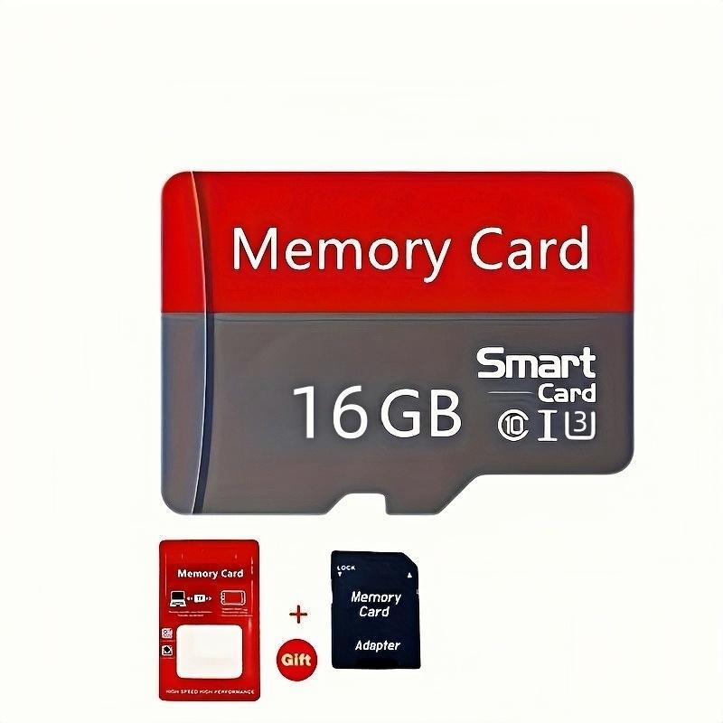 Memory Card, 1 Count Micro SD Card with Adapter, High-speed Break Resistant Micro SD Card, Durable Flash Card for Camera, Phone, and Car Computer