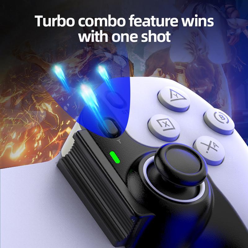 Mobile Game Controller, Portable Gamepad for Cellphone, Long Design Game Controllers for PS3 PS4 PC Switch & Tablet, Console Accessories