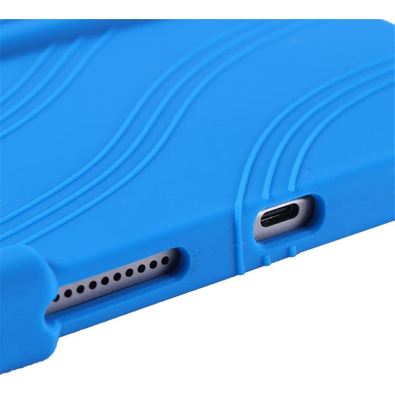 Case for Lenovo Tab M9 Cover 9.0 inch (TB-310FU, Released),  Friendly Soft Silicone Adjustable Stand Cover for Lenovo Tab M9 Tablet (Blue)