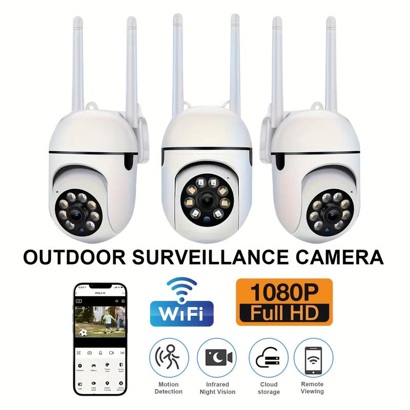 3Pcs 2MP Security Camera Wireless Security Camera System Monitor Your Home And Pets Day And Night With 2.4Ghz WIFI (Only Support 2.4Ghz), Night Vision, Pet Room Cam