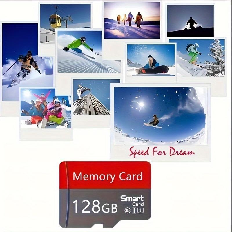 Memory Card, 1 Count Micro SD Card with Adapter, High-speed Break Resistant Micro SD Card, Durable Flash Card for Camera, Phone, and Car Computer