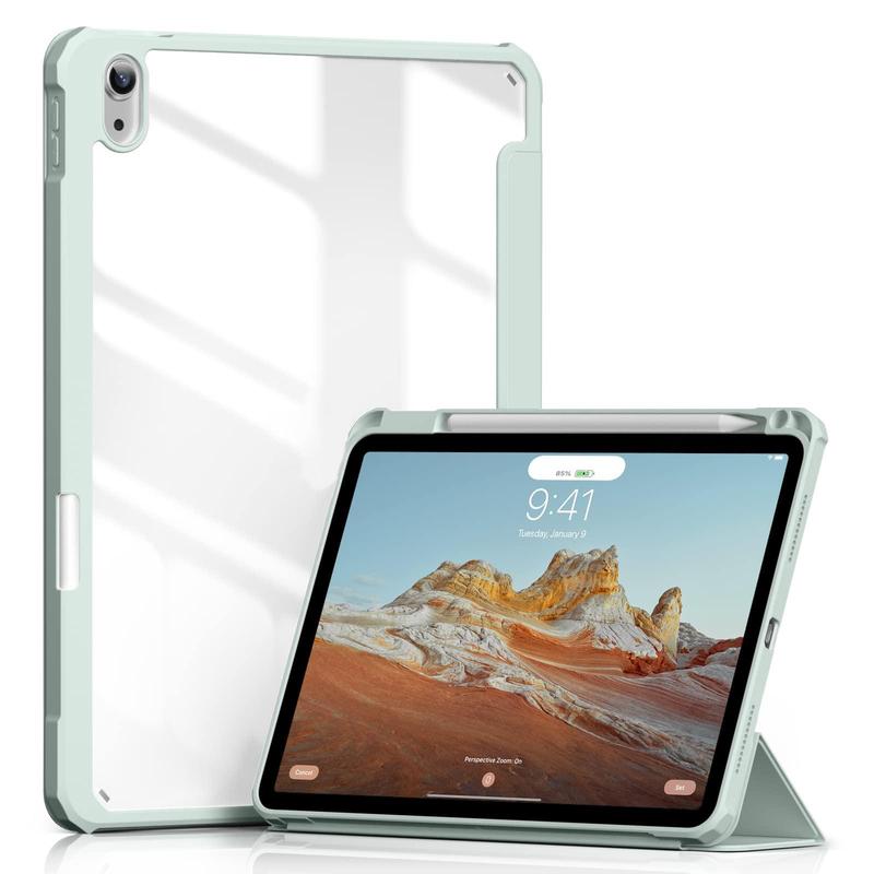 Clear Tablet Case with Pen Slot, 1 Count HD Transparent Tablet Protective Case, Tablet Cover for iPad 10.9 iPad 10th generation Air 4 Air 5