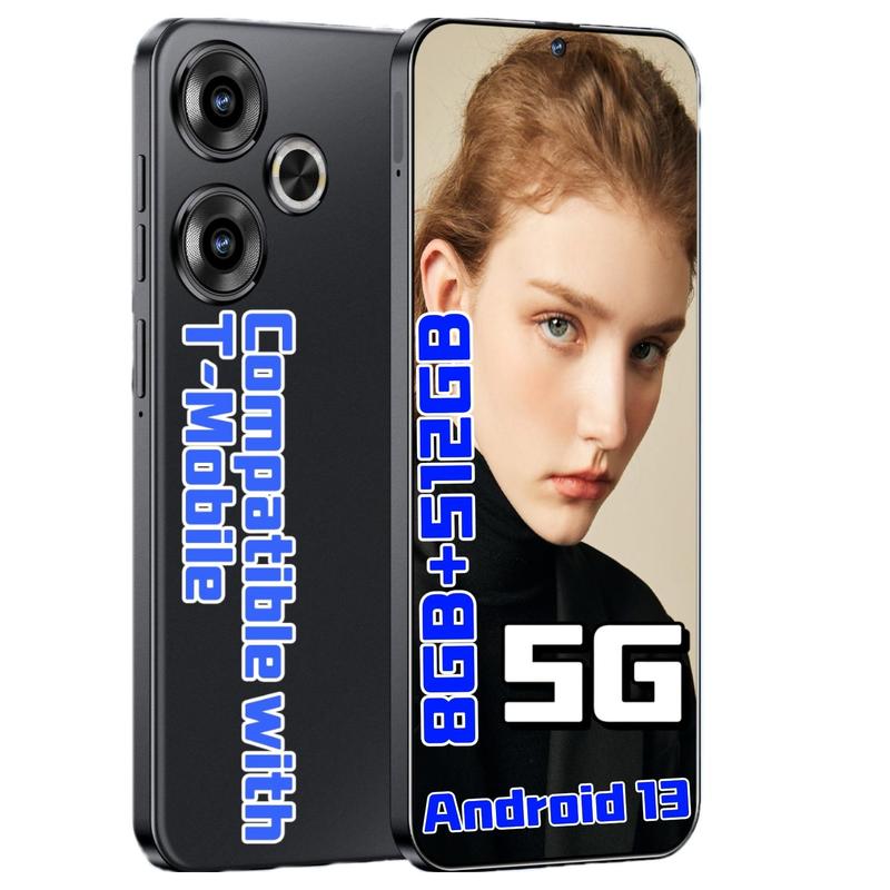 2024 unlocked smartphone Tb3 8GB+512GB, 6.82'' HD+ Screen Mobile , Android 13 , 7800mAh Battery, 5G dual sim GPS  main camera dual sim limited time promotion affordable  phones small  phone