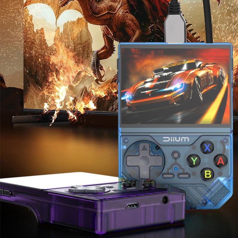 Portable Handheld Retro Game Console, Professional Gaming Console with 64G TF Card & 15K+ Games, HD Connection to TV Output, Ideal for Christmas Gifts